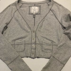 American Eagle Cropped Cardigan
